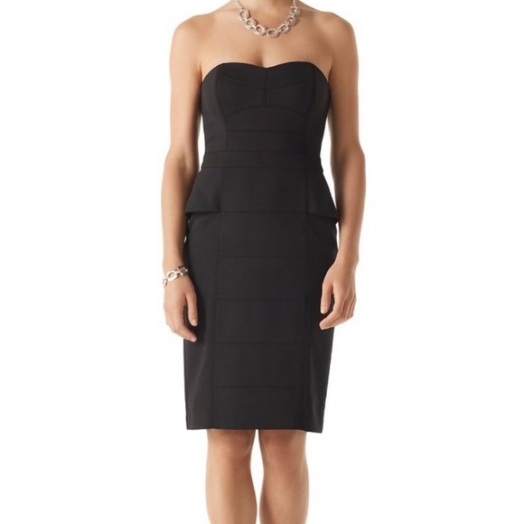 WHBM Structured Peplum Dress - Picture 2 of 8